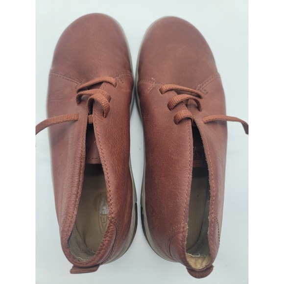 KEEN KNX Chukka Leather Shoes Mens 11 Brown Minimalist Comfort Casual main image 7